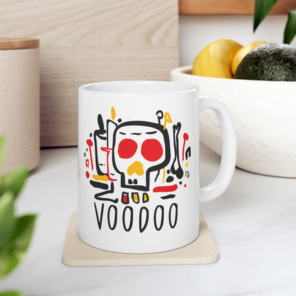 Voodoo Vibrations Limited Afro Haitian Spiritual Power Mug Bold Heritage Cultural Pride Design - CreoleSizzle