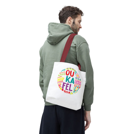 Ou Ka Fè’l Limited Edition Creole Motivation Tote Inspirational Haitian Design - CreoleSizzle