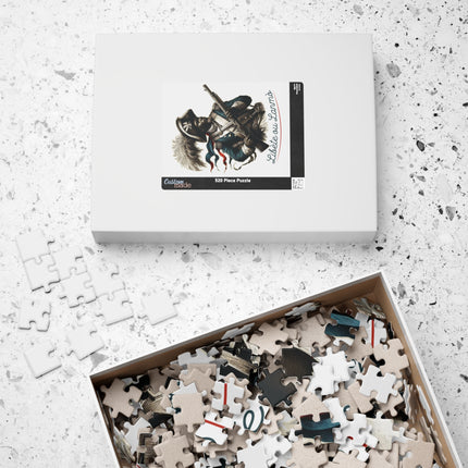 Libète ou Lanmò Haitian Revolutionary Soldier Heritage Puzzle Limited Freedom Fighter Edition - CreoleSizzle