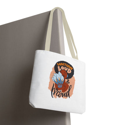 Haitian Loud & Proud Premium Cultural Tote Bags Limited Artist Edition - CreoleSizzle