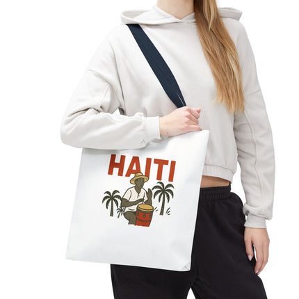 Haiti’s Heartbeat Limited Edition Heritage Tote Agricultural Roots Design - CreoleSizzle