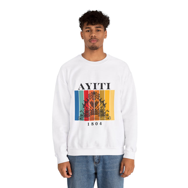 Ayiti 1804 Haitian Flag T-Shirt - Bold Haitian Pride Shirt for Cultural Heritage - CreoleSizzle