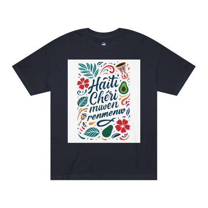 Haiti Chéri Mwen Renmenw Sweatshirt Creole Love Note Graphic Haitian Diaspora Pride Pullover Haitian Heritage Unisex Classic Tee