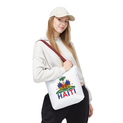 Ayiti Crayon Emblem Educational Heritage Tote Bag Diaspora Kids Edition - CreoleSizzle