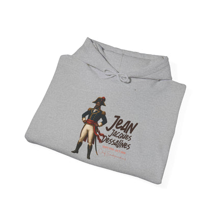 The Warrior’s March Jean-Jacques Dessalines Hoodie Haitian Freedom Series Unisex Heavy Blend