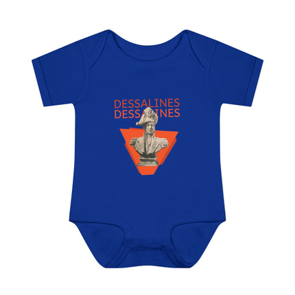 Infant Bodysuit Dessalines Statue Design Bold Heritage Apparel for Babies Cultural Pride Baby Clothes & Unique Gift