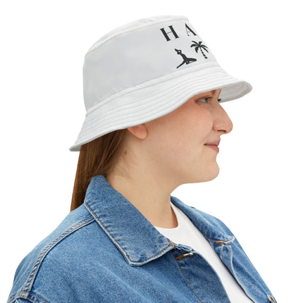 HAITI Island Spirit Icons Exclusive Minimalist Bucket Hat for Cultural Pride And Tropical Vibes