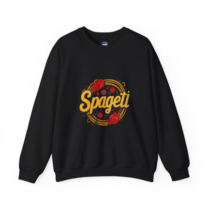 Cozy Spageti Sweatshirt Celebrate Haitian Culinary Heritage with Style and Premium Comfort - CreoleSizzle