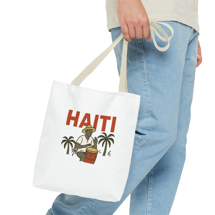 Haiti’s Heartbeat Limited Edition Heritage Tote Agricultural Roots Design - CreoleSizzle