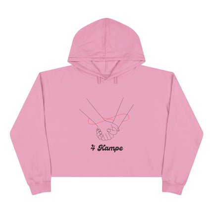 4 Kampe Crop Hoodie Stylish Haitian Unity Design Soft Fleece Comfort Crop Hoodie - CreoleSizzle