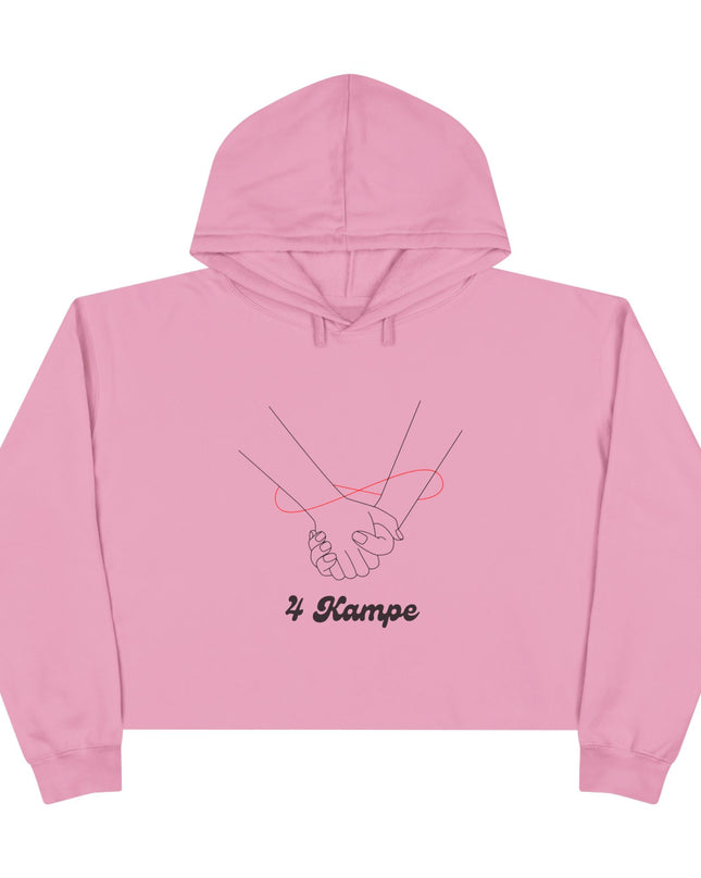 4 Kampe Crop Hoodie Stylish Haitian Unity Design Soft Fleece Comfort Crop Hoodie - CreoleSizzle