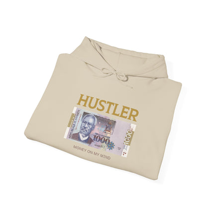 Hustler Spirit Hoodie Haitian 1000 Goud Graphic Unisex Streetwear Motivational Heavy Blend Sweatshirt