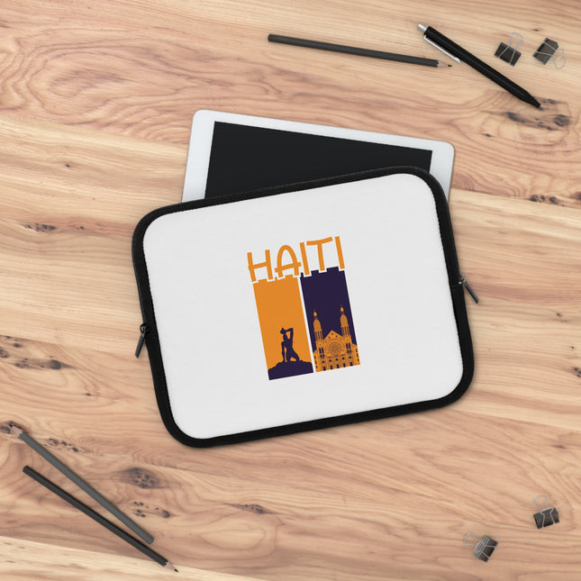 Ayiti Soulscape Neg Marron Cathedral Heritage Laptop Sleeve Faith Freedom Collection - CreoleSizzle