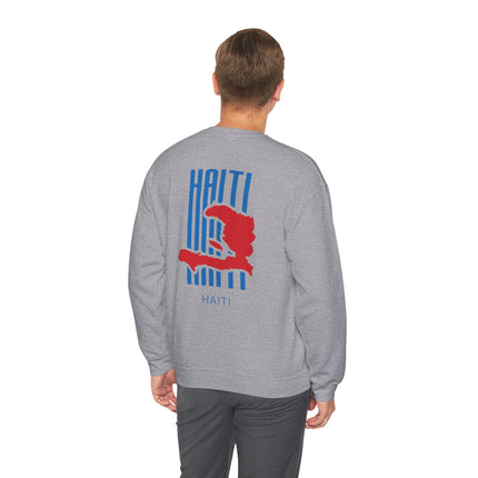 Haiti Heritage Crewneck Bold Identity Sweatshirt Haitian Pride Series | Unisex Premium, Cozy Sweatshirt for Haiti Fans