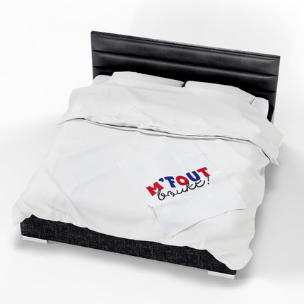 M’FOUT Bouke Haitian Humor Plush Blanket Limited Edition Creole Expression Series - CreoleSizzle