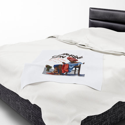 Catherine Flon Haitian Independence Heroine Premium Plush Blanket The Seamstress of Freedom - CreoleSizzle