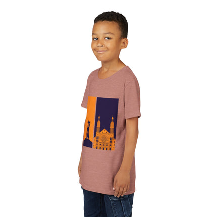 Heritage Reflections Youth T-Shirt Haitian Pride Tee Cultural Symbolism Graphic Shirt for Kids, Family Outings, School Events