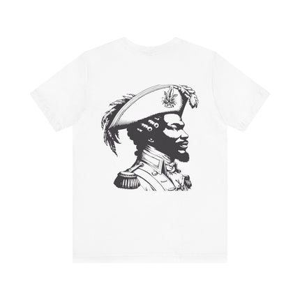 The Commander’s Gaze Regal Tribute T-Shirt Haitian Freedom Series Unisex Jersey Tee, Black History Month