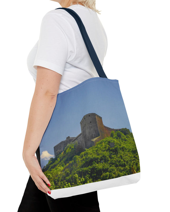 Haitian Citadelle Laferrière Tote Bag – Historical Haiti Travel Bag – Durable All-Over Print Shopping Bag - CreoleSizzle