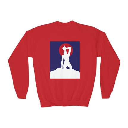 The Rising Sun Neg Mawon Youth Sweatshirt Haitian Resistance Series Youth Premium Crewneck