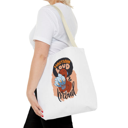 Haitian Loud & Proud Premium Cultural Tote Bags Limited Artist Edition - CreoleSizzle