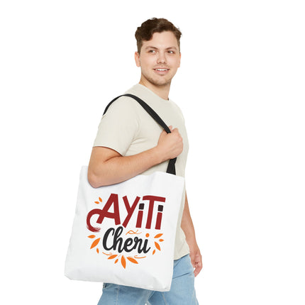 Ayiti Chéri Limited Edition Heritage Tote Bag Sweet Haiti Design - CreoleSizzle