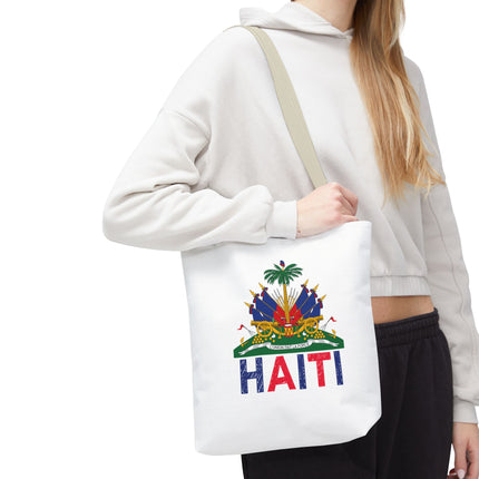 Ayiti Crayon Emblem Educational Heritage Tote Bag Diaspora Kids Edition - CreoleSizzle