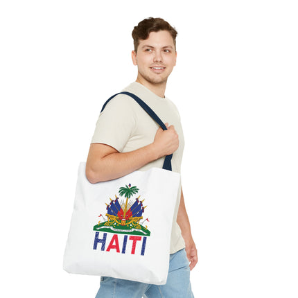 Ayiti Crayon Emblem Educational Heritage Tote Bag Diaspora Kids Edition - CreoleSizzle