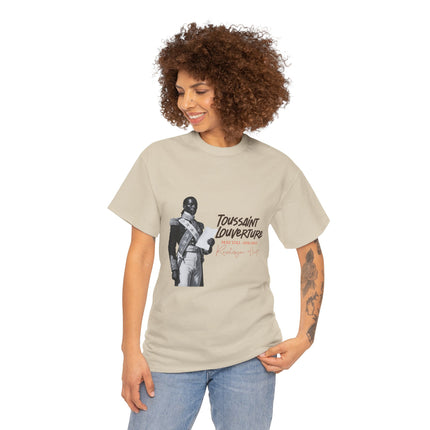 The Visionary Commander Tee Toussaint Louverture Legacy Haitian Revolution Apparel Unisex Heavy Cotton T-Shirt