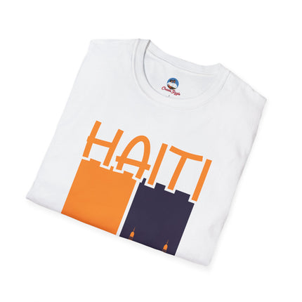 Faith & Fire Negre Marron Cathedral Legacy T-Shirt Haitian Spirit Series Unisex Premium Crewneck Haiti Graphic Tee