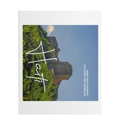 Citadelle Laferrière Spirit That Never Dies Puzzle Minimalist Haitian Heritage Edition - CreoleSizzle