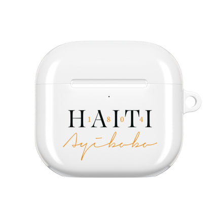Haiti 1804 Ayibobo Heritage Pride AirPods Case Elegant Independence Edition