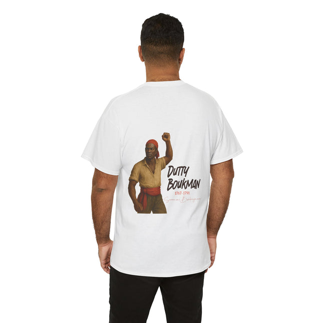 Dutty Boukman Unisex Cotton Tee Afrocentric Heritage Shirt Revolutionary Design History Lover’s Gift Inspirational T-Shirt