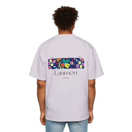 Lanmou Love Oversized Tee Haitian Heritage Streetwear, Trendy Layering Piece Unisex Premium Casual T-Shirt Haitian Street Vibes Graphic on Back