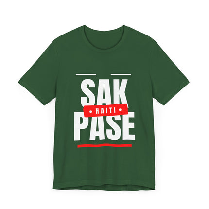 Sak Pase Haiti T-Shirt Celebrate Haitian Heritage in Style Unisex Jersey Short Sleeve Tee - CreoleSizzle