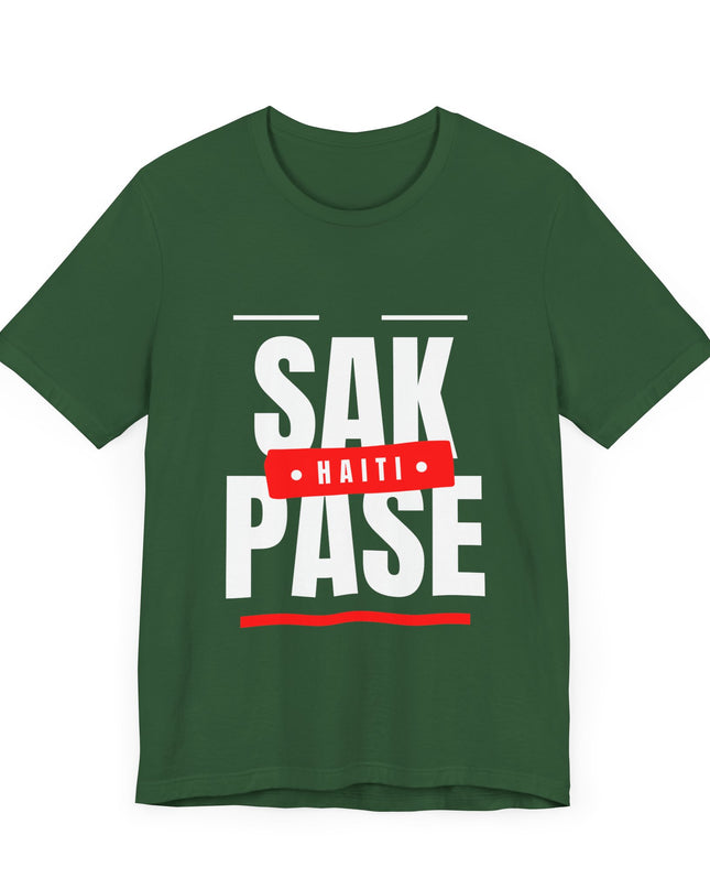 Sak Pase Haiti T-Shirt Celebrate Haitian Heritage in Style Unisex Jersey Short Sleeve Tee - CreoleSizzle