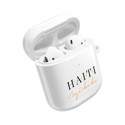 Haiti 1804 Ayibobo Heritage Pride AirPods Case Elegant Independence Edition