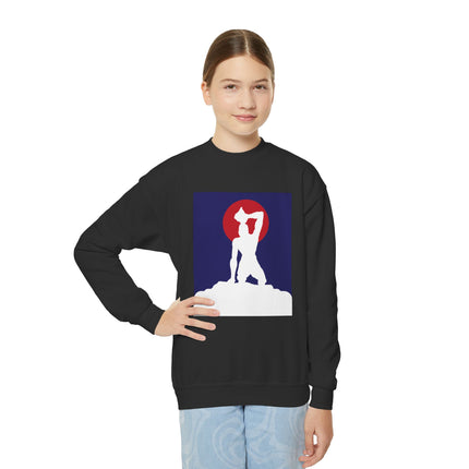 The Rising Sun Neg Mawon Youth Sweatshirt Haitian Resistance Series Youth Premium Crewneck