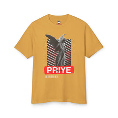 Toujou Priye T-Shirt Haitian Christian Faith Design Pray Always Sustainable & Durable Unisex Garment-Dyed Heavyweight Cotton Tee