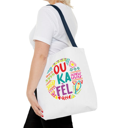 Ou Ka Fè’l Limited Edition Creole Motivation Tote Inspirational Haitian Design - CreoleSizzle
