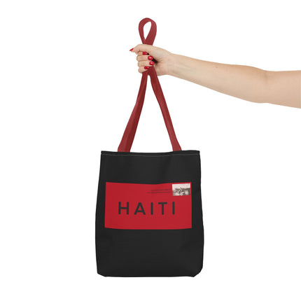 Haiti Postage Limited Edition Heritage Tote Bags Retro Seal Design - CreoleSizzle