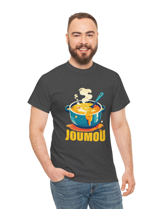 Premium Joumou T-Shirt Celebrating Haitian Heritage and Freedom Unisex Heavy Cotton Tee - CreoleSizzle