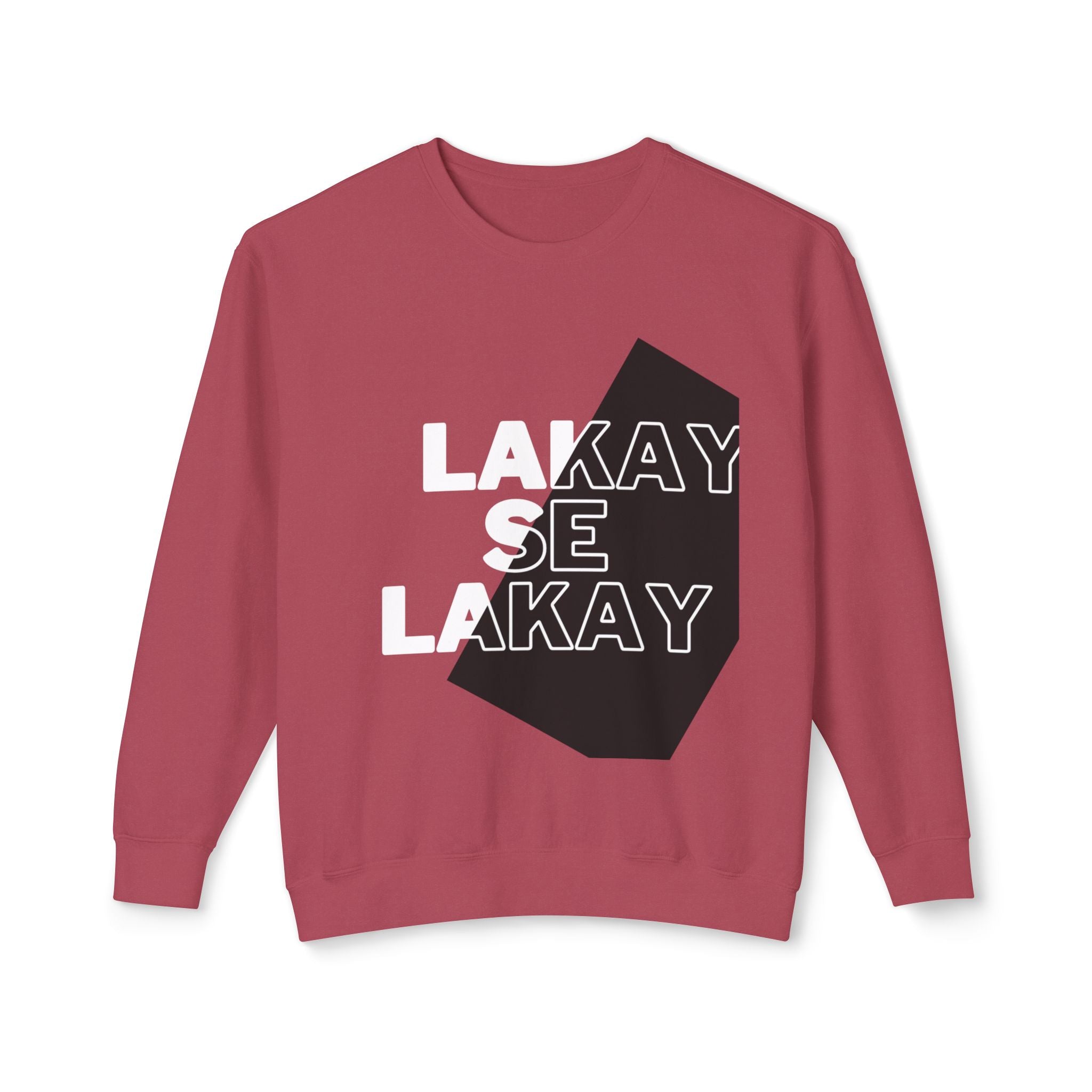 Lakay Se Lakay Crewneck Sweatshirt Haitian Heritage Statement Sweater Unisex Lightweight Crewneck Sweatshirt