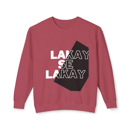 Lakay Se Lakay Crewneck Sweatshirt Haitian Heritage Statement Sweater Unisex Lightweight Crewneck Sweatshirt - CreoleSizzle