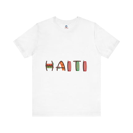 Lakou Vibes Vibrant Haiti Graphic Tee Cultural Pride Series Unisex Short Sleeve Casual Summer Outfit, Travel Souvenir