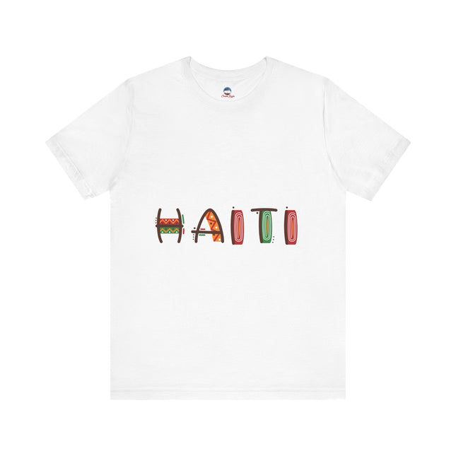 Lakou Vibes Vibrant Haiti Graphic Tee Cultural Pride Series Unisex Short Sleeve Casual Summer Outfit, Travel Souvenir
