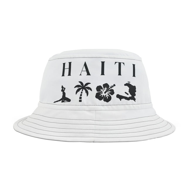 HAITI Island Spirit Icons Exclusive Minimalist Bucket Hat for Cultural Pride And Tropical Vibes