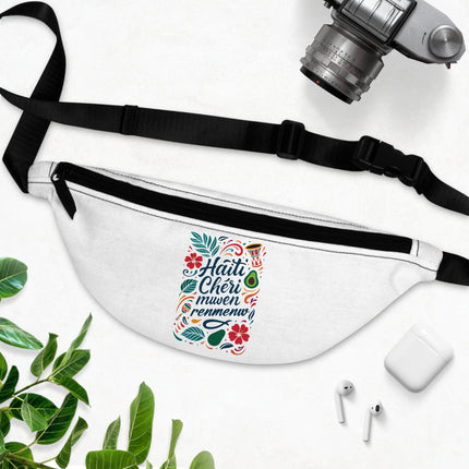 Haiti Chéri Mwen Renmenw Limited Heritage Waist Bag | Diaspora Love Edition