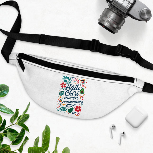 Haiti Chéri Mwen Renmenw Limited Heritage Waist Bag | Diaspora Love Edition