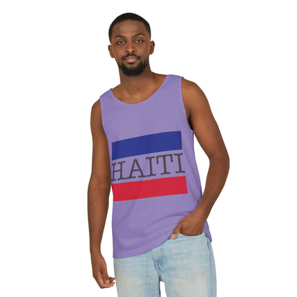 Haiti Pride Tank Top Flag Emblem Heritage Shirt Unisex Summer Streetwear Everyday Haiti Collection